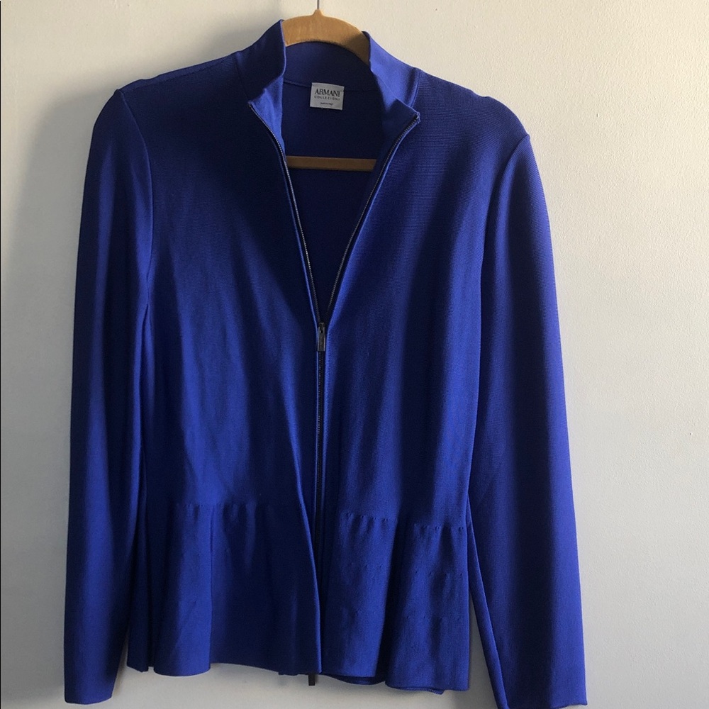Armani Collezioni Women's Royal Blue Blazer
